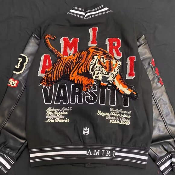 Men's Black and Navy Jacket - Picture 4 of 4